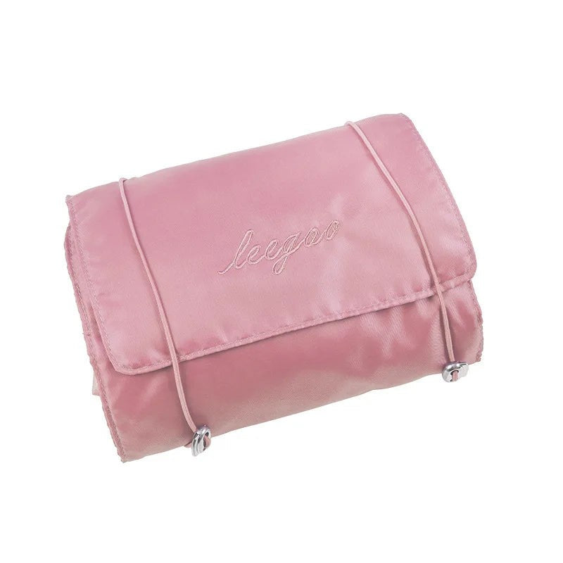 A Night Off – pink 4-in-1 travel makeup bag